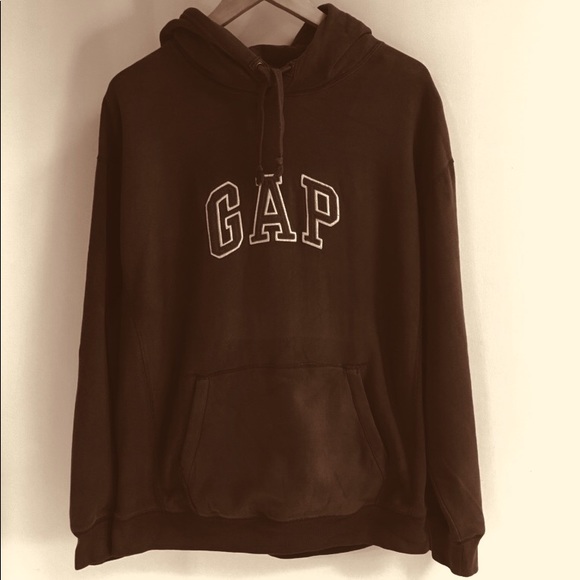 brown gap hoodie